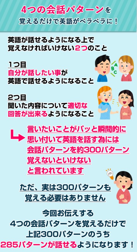 4つの会話パターン